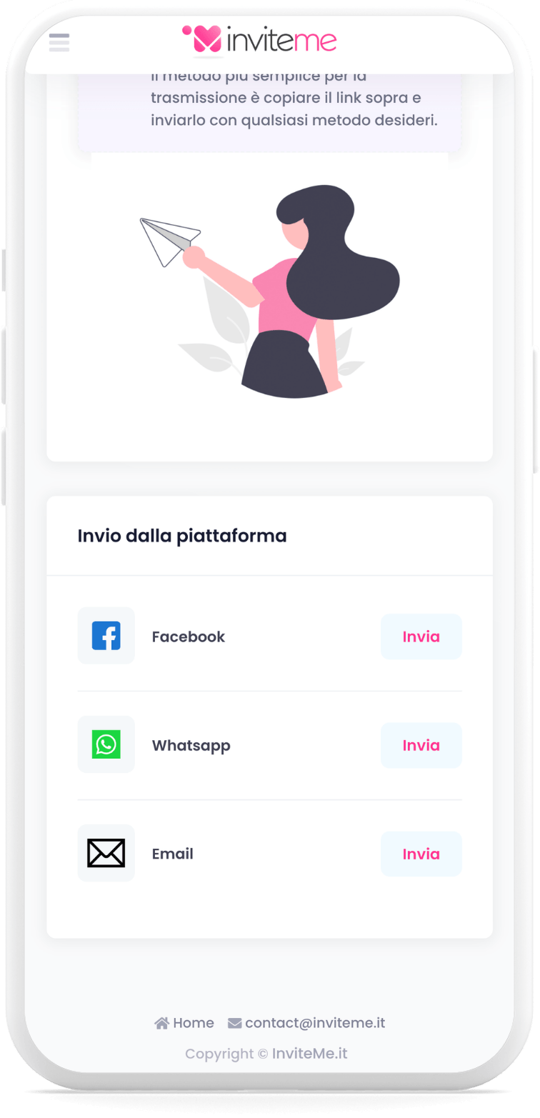 InviteMe.it - Invio invito