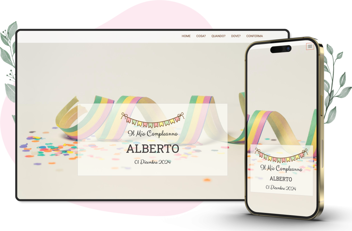Modello invito online di Compleanno: Celebration